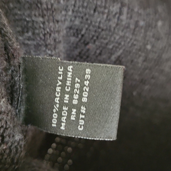 BCBG MaxAzria Fringed Turtleneck Poncho Cape - Picture 4 of 5